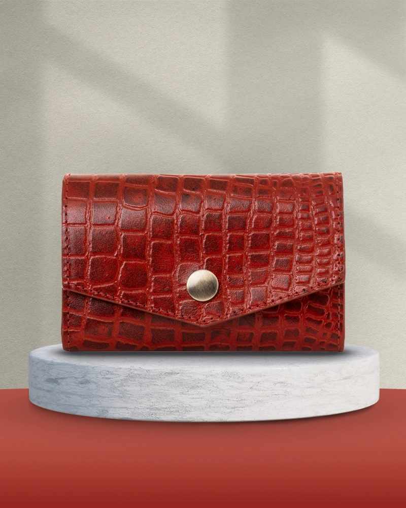 Red Croco Unisex Keyring Holder_Maira Export